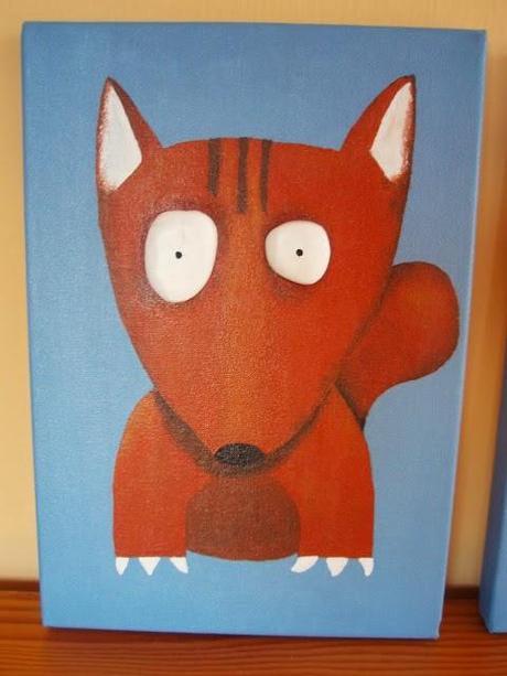 Composición Caperucita, el lobo y un corderito Composición Caperucita, el lobo y un corderito