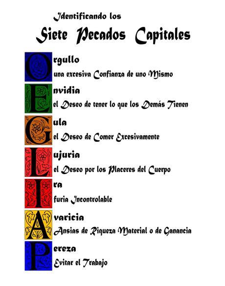 Seven Sins de Pet´la Plate... ¿Cuáles son vuestros pecados? :P