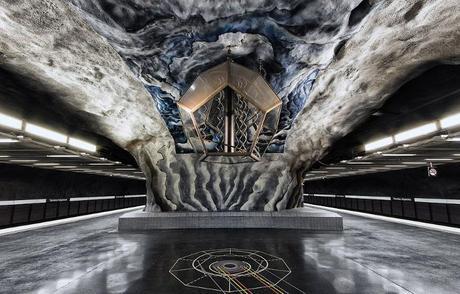 Arte subterráneo en las estaciones de metro de Estocolmo