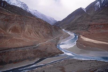 Confluencia del río Indo y Zanskar