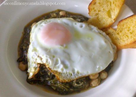 ESPINACAS CON GARBANZOS (Reto Recetas Sanas)