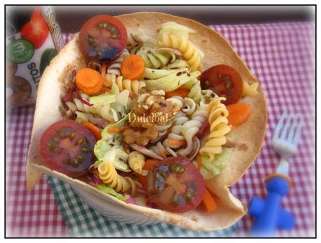 CESTITAS CON ENSALADA DE PASTA