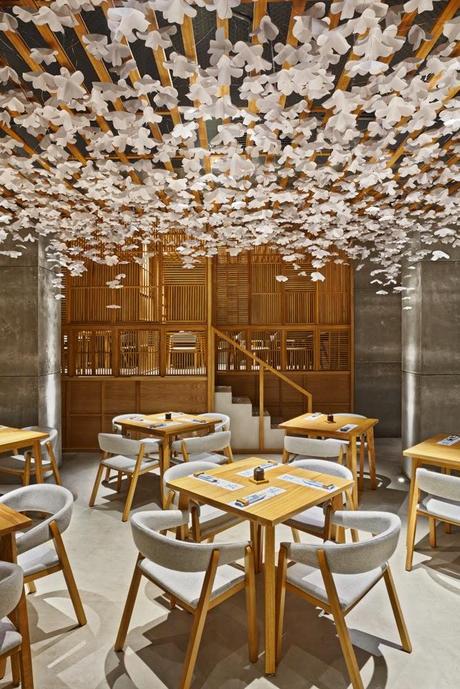 Sushi Bar, Nozomi, diseño interior en Valencia de la mano de Masquespacio