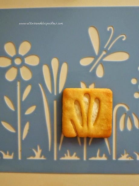 Galletas con Plantilla de Stencil