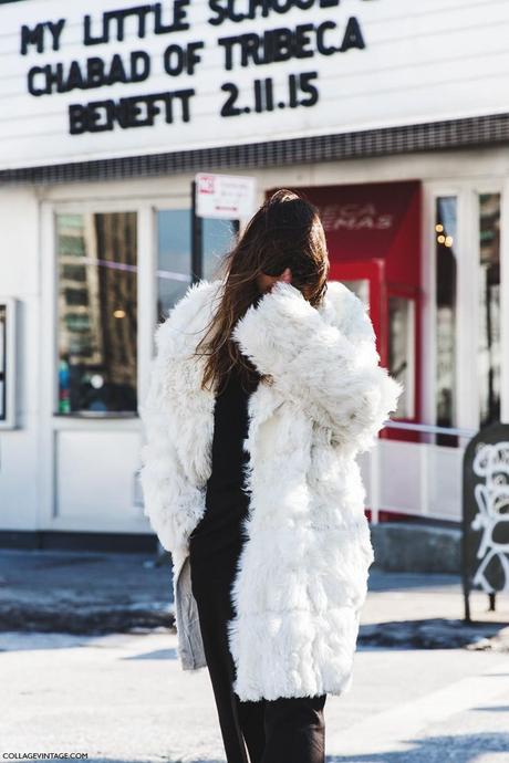 New_York_Fashion_Week-Fall_Winter_2015-Street_Style-NYFW-Caroline_De_Maigret-Fur_Coat-