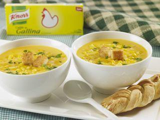 SOPA DE ZAPALLO A LA CREMA DE QUESO