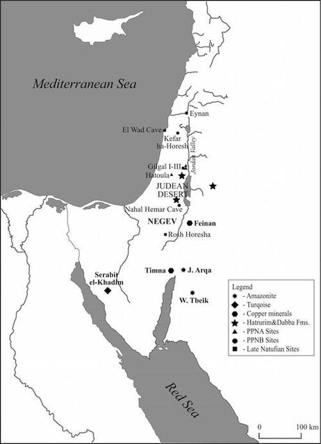 Localización de Serabit el-Khadim