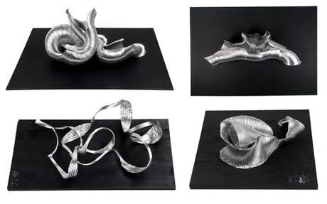 METALIC SHELL Colección de esculturas diseñadas para A-cero IN