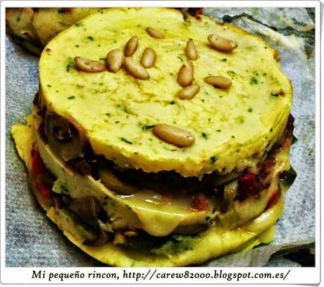 Pastel de carne y verduras