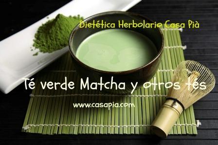 Té verde Matcha y otros tés te11