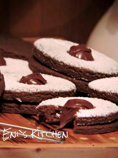 ¡ Sandwich de galletas de chocolate con Nutella !
