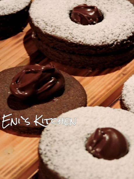 ¡ Sandwich de galletas de chocolate con Nutella !