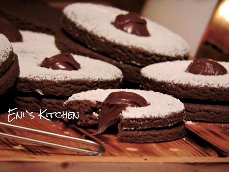 ¡ Sandwich de galletas de chocolate con Nutella !