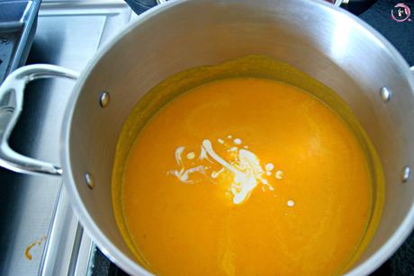Crema de calabaza asada