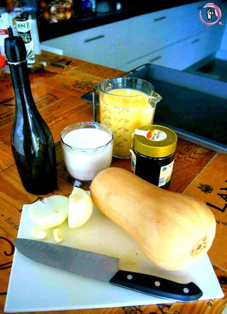 Crema de calabaza asada