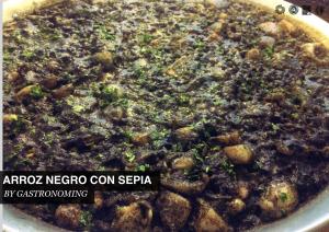 Arroz negro con sepia