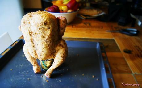 Pollo entero asado