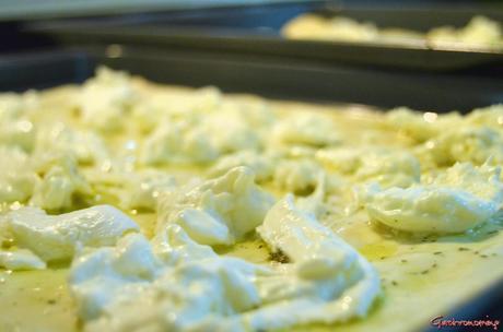 Pizza blanca 6 quesos