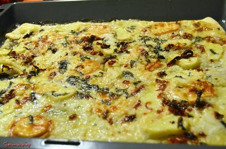 Pizza blanca 6 quesos