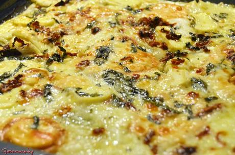 Pizza blanca 6 quesos