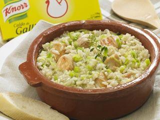 CAZUELA DE ARROZ INTEGRAL Y POLLO