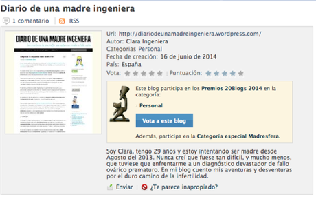 Participo en la 9ª Edición Premios 20Blogs premios-20blogs