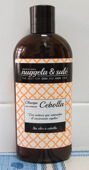 Champú con extracto de cebolla 