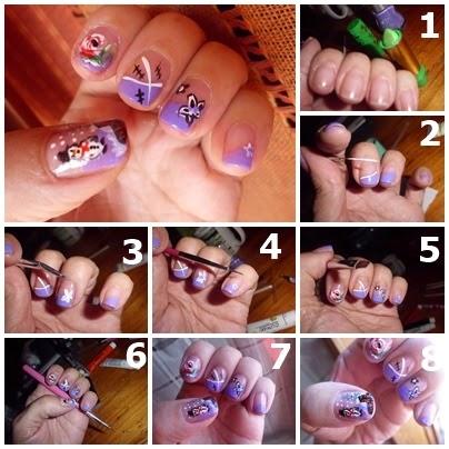 uso de los pinceles para manicuras