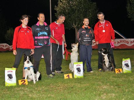 Primer Lugar para Gala en su primera prueba de Agility
