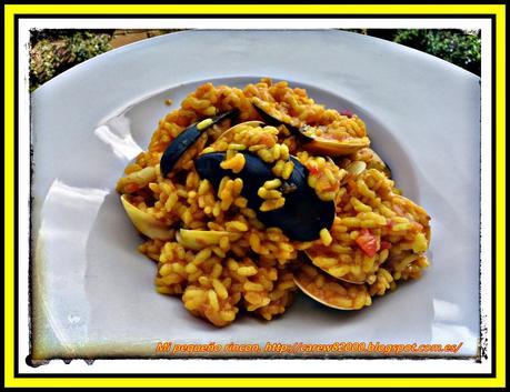 Arroz meloso con marisco