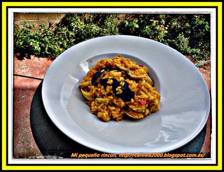 Arroz meloso con marisco