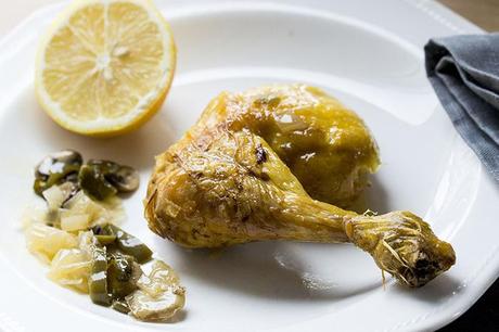POLLO ASADO AL LIMÓN