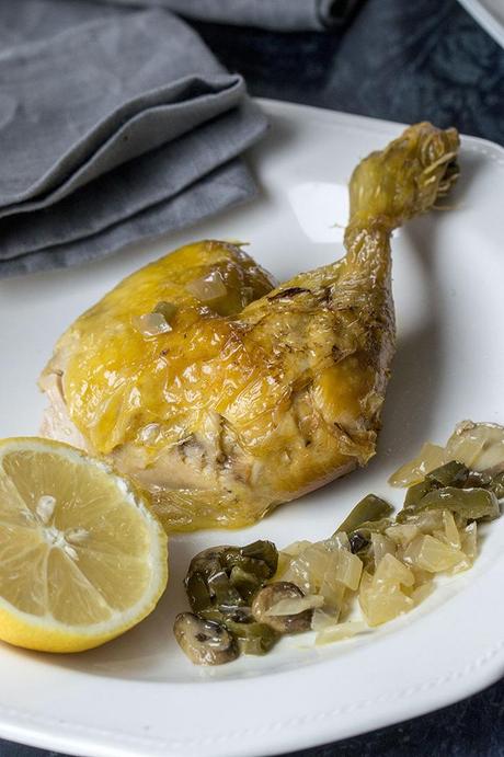 POLLO ASADO AL LIMÓN