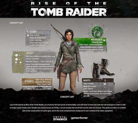 Detallado el equipamiento de Lara en Rise of the Tomb Raider