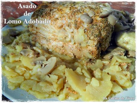 Asado de lomo adobado
