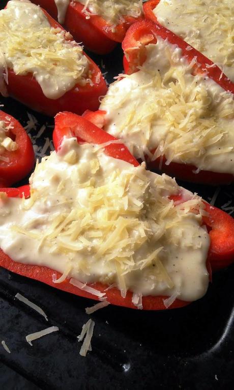 Pimientos Rellenos de Coliflor