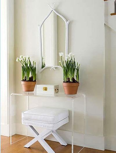 Recibidores pequeños con mucho encanto