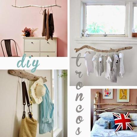 HAZ TU PERCHERO CON UN TRONCO SIN GASTARTE UN DURO