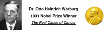Uno de los muchos banners que circulan con información falsa o errónea  sobre el nobel de Warburg
