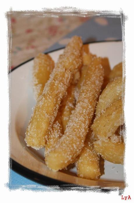 Churros caseros o cómo montar tus propios petardos... para el Reto de Tía Alia