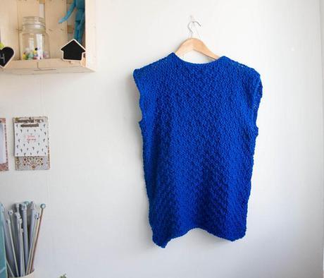 chaleco punto patron