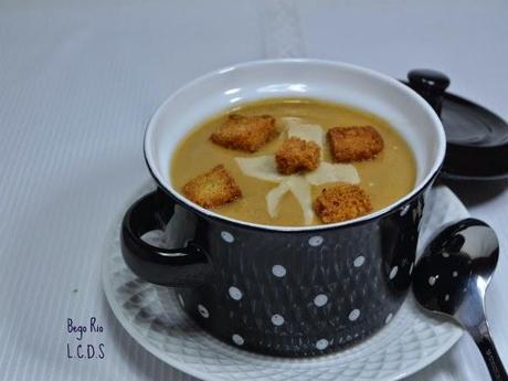 Crema de champiñones