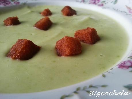 CREMA DE CALABACINES Y QUESITOS