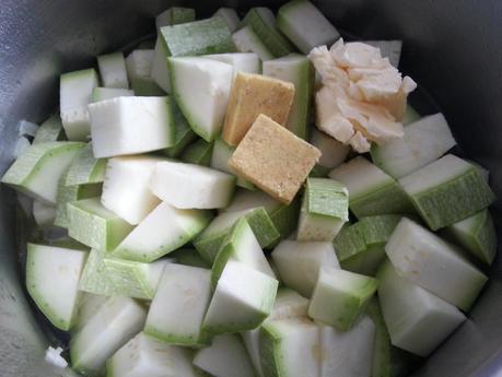 CREMA DE CALABACINES Y QUESITOS