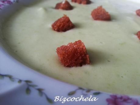 CREMA DE CALABACINES Y QUESITOS