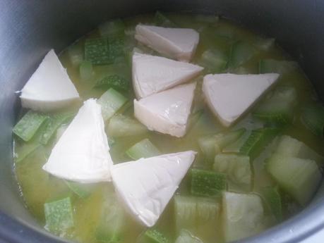 CREMA DE CALABACINES Y QUESITOS