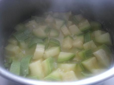 CREMA DE CALABACINES Y QUESITOS