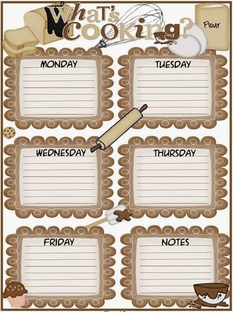 EL MENÚ DE LA SEMANA