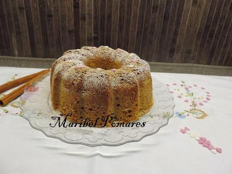 Bundt cake de manzana.