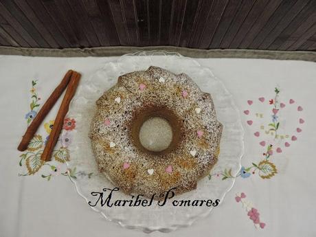 Bundt cake de manzana.